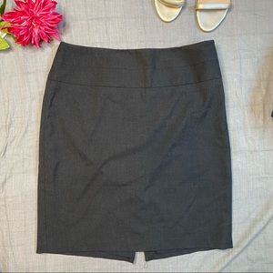 Charcoal gray Pencil Skirt The Limited